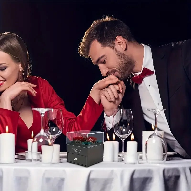 The Lover's Necklace w/ Eternal Rose